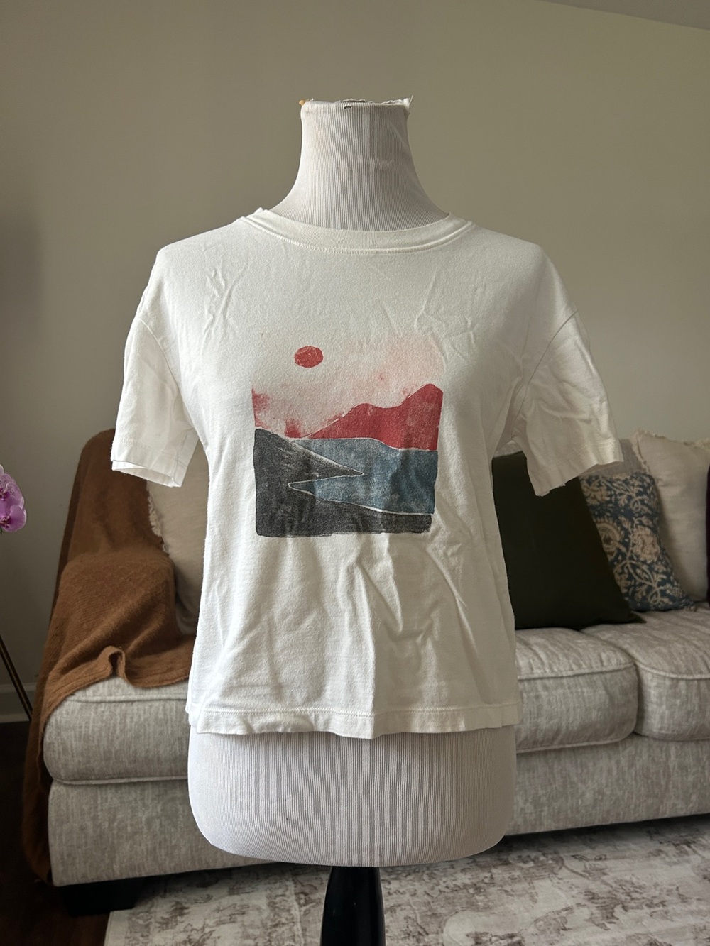 Madewell 100% Cotton Landscape Vintage Graphic Tee